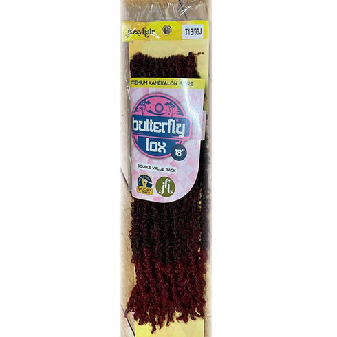 Jazzy Hair Butterfly Lox Crochet Braid 18" & 12" Inches